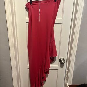 Elegant Red Women's Skirt